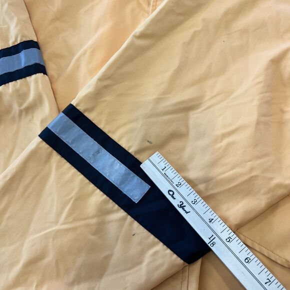 Vintage JCrew OAR Reflective Raincoat Size Xl Yellow - Picture 10 of 12